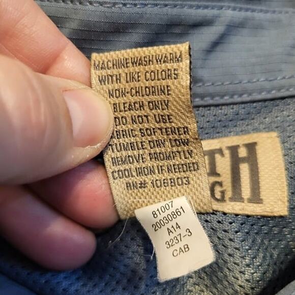 Duluth Trading Co  Men's short sleeve  blue   size 2XL Tall - Picture 6 of 8